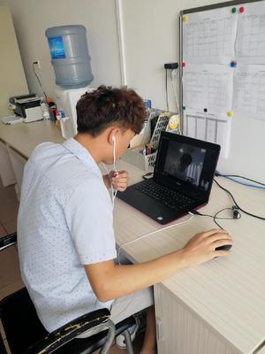 數(shù)字傳媒系16級(jí)動(dòng)漫制作技術(shù)國際班舉行日本京都情報(bào)大學(xué)院入學(xué)面試